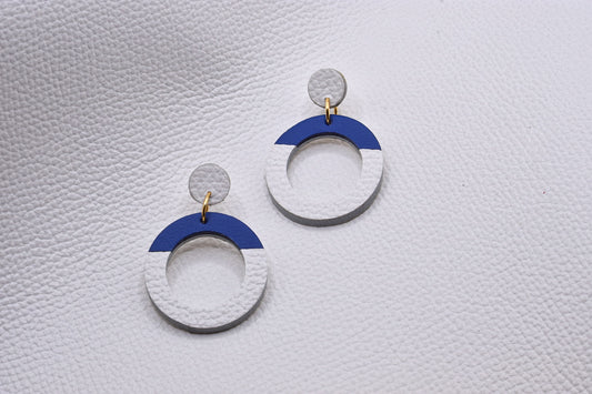 Boucles d’oreilles cercles d’Azur