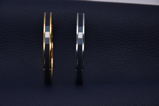 Bracelet marqueterie nuances de bleu