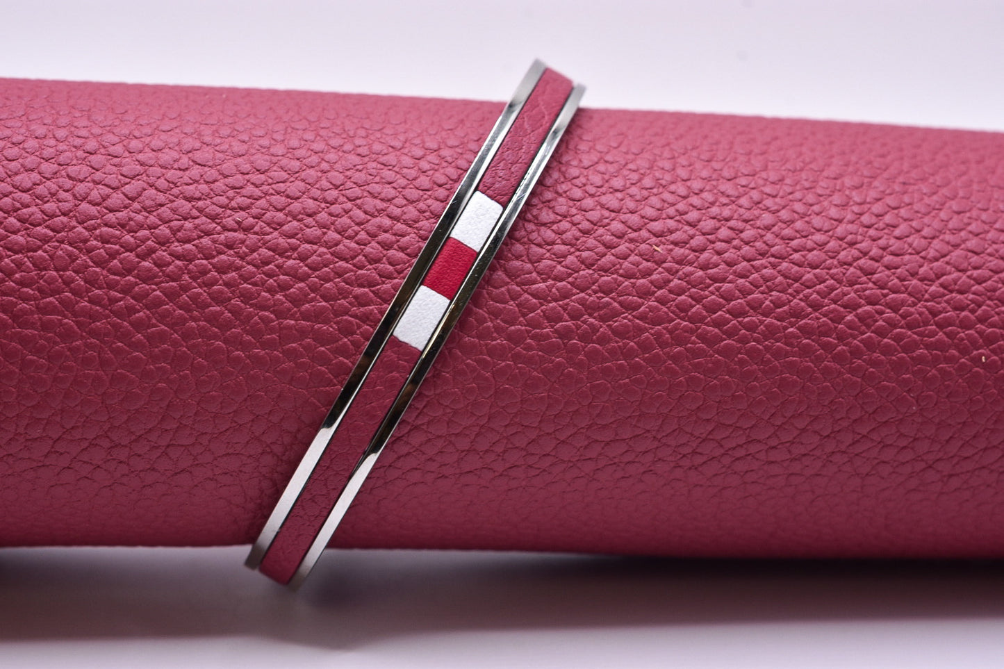 Bracelet marqueterie nuances de rose